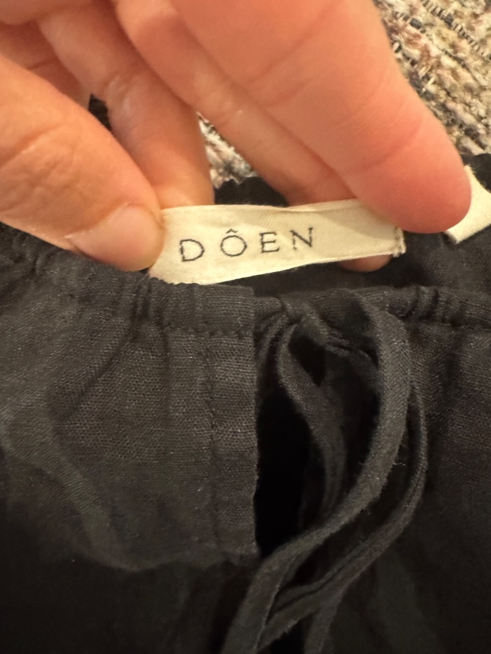 DOEN Hera black top xs - Picture 3 of 4